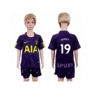 Tottenham Hotspur #19 Dembele Sec Away Kid Soccer Club Jersey