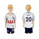 Tottenham Hotspur #20 Dele Home Kid Soccer Club Jersey