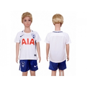 Tottenham Hotspur Blank Home Kid Soccer Club Jersey