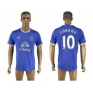 Everton #10 Lukaku Home Soccer Club Jersey3