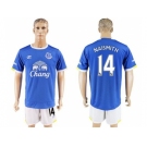 Everton #14 Naismith Home Soccer Club Jersey