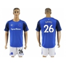 Everton #26 Davies Home Soccer Club Jersey