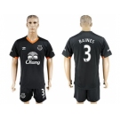 Everton #3 Baines Away Soccer Club Jersey