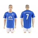 Everton #7 Mcgeady Home Soccer Club Jersey