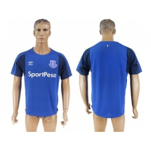 Everton Blank Home Soccer Club Jersey1