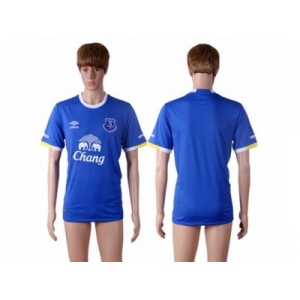 Everton Blank Home Soccer Club Jersey3