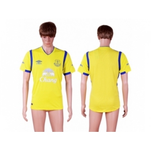 Everton Blank Sec Away Soccer Club Jersey