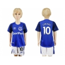 Everton #10 Lukaku Home Kid Soccer Club Jersey