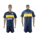 Boca Juniors Blank Home Soccer Club Jersey1