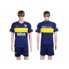 Boca Juniors Blank Home Soccer Club Jersey2