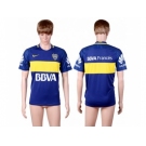 Boca Juniors Blank Home Soccer Club Jersey3