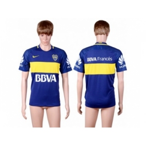 Boca Juniors Blank Home Soccer Club Jersey3