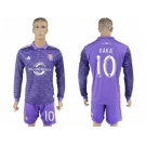 Orlando City SC #10 Kaka Home Long Sleeves Soccer Club Jersey