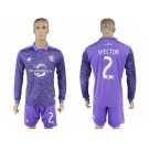 Orlando City SC #2 Spector Home Long Sleeves Soccer Club Jersey