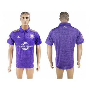 Orlando City SC Blank Home Soccer Club Jersey1