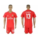 Real Madrid #13 K.Casilla Red Goalkeeper Soccer Club Jersey