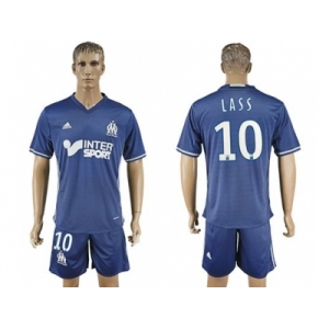 Marseille #10 LASS Away Soccer Club Jersey2