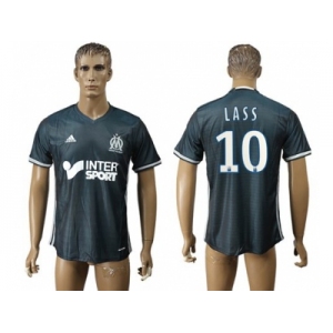 Marseille #10 LASS Away Soccer Club Jersey3