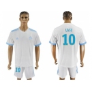 Marseille #10 Lass Home Soccer Club Jersey