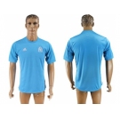 Marseille Blank Away Soccer Club Jersey1