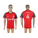 Toronto FC #4 Bradley Home Soccer Club Jersey1