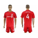 Toronto FC #4 Bradley Home Soccer Club Jersey3