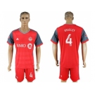 Toronto FC #4 Bradley Home Soccer Club Jersey