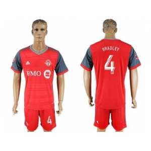 Toronto FC #4 Bradley Home Soccer Club Jersey