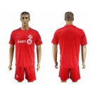 Toronto FC Blank Home Soccer Club Jersey3