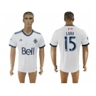 Vancouver Whitecaps FC #15 Laba Home Soccer Club Jersey