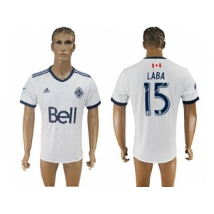 Vancouver Whitecaps FC #15 Laba Home Soccer Club Jersey