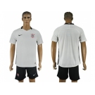 Corinthians Blank White Home Soccer Club Jersey