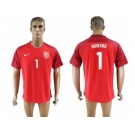 USA #1 Howard Away Soccer Country Jersey1