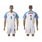 USA #1 Howard White Rainbow Soccer Country Jersey