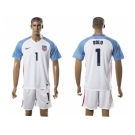 USA #1 Solo Home Soccer Country Jersey