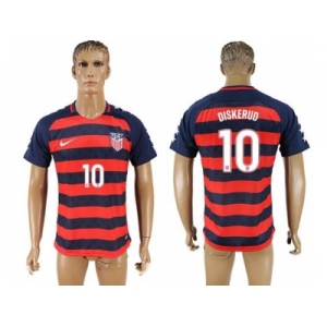 USA #10 Diskerud Away Soccer Country Jersey