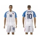 USA #10 Diskerud Home Soccer Country Jersey1