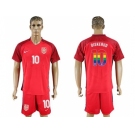 USA #10 Diskerud Red Rainbow Soccer Country Jersey