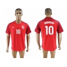 USA #10 Donovan Away Soccer Country Jersey1