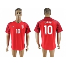 USA #10 Lloyd Away Soccer Country Jersey1