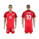 USA #10 Lloyd Away Soccer Country Jersey2