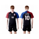 USA #10 Lloyd Away(Three Star) Soccer Country Jersey