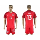 USA #13 Jones Away Soccer Country Jersey2