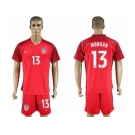 USA #13 Morgan Away Soccer Country Jersey2