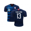 USA #13 Palmer-Brown Away Soccer Country Jersey