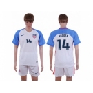 USA #14 Acosta Home Soccer Country Jersey