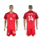 USA #14 Williams Away Soccer Country Jersey2