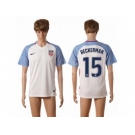 USA #15 Beckerman Home Soccer Country Jersey2