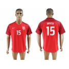 USA #15 Orozco Away Soccer Country Jersey1