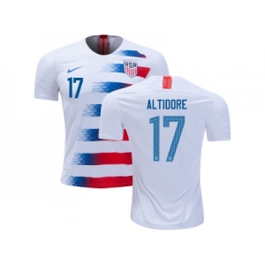 USA #17 Altidore Home Soccer Country Jersey